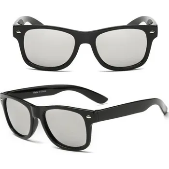 Chlapecké sluneční brýle s černým pouzdrem J2534 stříbrná