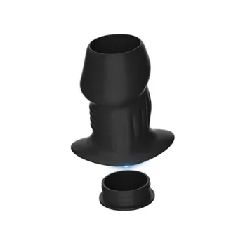 Vibrátor Anální tunel vel.XL, silikonový dutý kolík, diskrétní balení, voděodolný, pro zkušené uživatele
