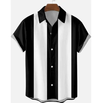 Pánská košile Pánská košile s krátkým rukávem F846 bílá 3XL