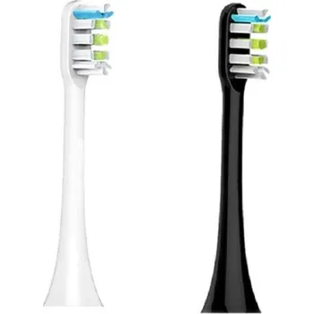 Náhradní hlavice k elektrickému kartáčku 2 ks Náhradní hlavice na zubní kartáček Xiaomi Soocas X1, X3, X3U, X5 bílá a černá