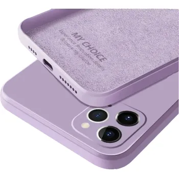 Pouzdro na mobilní telefon Silikonový ochranný kryt pro Samsung Galaxy S22 Ultra B2021 fialová