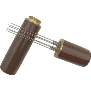 Příprava kávy Jehlový distributor kávy tmavě hnědá