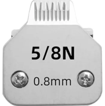 Kosmetika pro psa Náhradní střihací hlavice pro strojky Andis, Oster, Wahl, Heiniger a Conair Profesionální ocelová střihací hlavice na stříhání zvířat 0,8 mm Model 5/8N