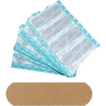 Dávkovač léků Sada 50 ks hnědých lékařských náplastí 22 x 72 mm Sterilní náplasti na rány Prodyšné hypoalergenní náplasti první pomoc