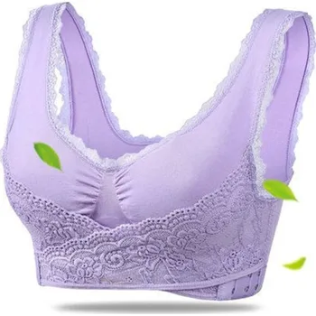 Podprsenka Podprsenka s bočním zapínáním fialová XL