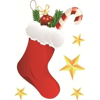 Vánoce Vánoční samolepka na okno 4