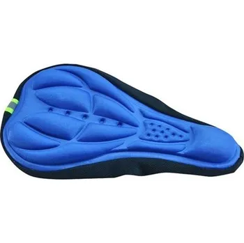 Sedlo na kolo Gelový potah na sedlo u kola modrá