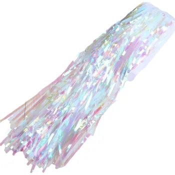 Karnevalový doplněk Párty závěs s třásněmi barevný 1 x 1 m