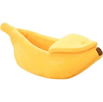 Pelíšek pro kočku Pelíšek pro kočky a malé psy ve tvaru banánu 68 x 25 x 18 cm