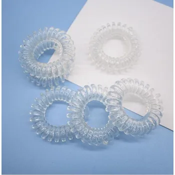 Spirálové plastové gumičky do vlasy - 10 ks