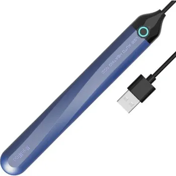 Vibrátor Nahřívací tyč pro masturbátory s USB napájením až 46 °C pro realistický pocit při používání, diskrétní balení modrá