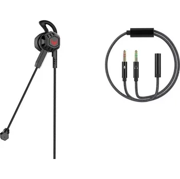 Sluchátka Sluchátka s audio adaptérem černá