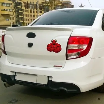 Samolepicí dekorace na vozidlo Samolepka na auto červený býk 1