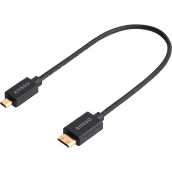 Video kabel Propojovací kabel Mini HDMI na Micro HDMI / Mini HDMI 40 cm 2