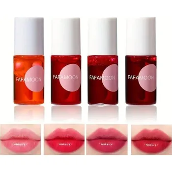 Rtěnka Sada 4x hydratační voděodolná tekutá rtěnka 5 ml Dlouhotrvající matný efekt Rty s intenzivní barvou Voděodolná rtěnka pro každý den