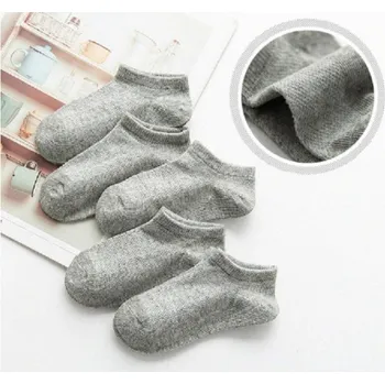 Dívčí oblečení Dívčí síťované ponožky - 5 párů šedá 2-4 roky