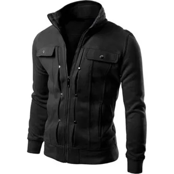 Pánská větrovka Pánská stylová bunda - Černá L