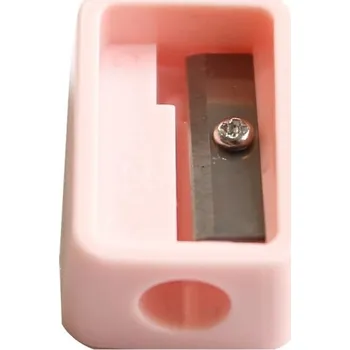 Ořezávátko Plastové mini ořezávátko na tužky Malé manuální ořezávátko tužek Kompaktní ořezávátko s jedním otvorem 4 x 2 x 1,5 cm