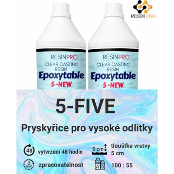 Tvrdidlo k epoxidové pryskyřici 5-Five Hmotnost: Tvrdidlo 178 g
