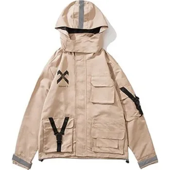 Pánská větrovka Pánská bunda F1257 khaki S