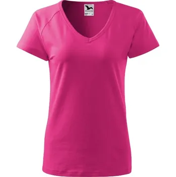 pracovní tričko strečový materiál udržující stálost tvaru přiléhavý střih s bočními švy výstřih ve tvaru V průkrčník lemován vrchovým materiálem krátké raglánové rukávy - 19-1284012