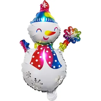 Vánoční dekorace Vánoční balónek sněhulák P4064