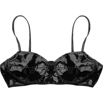 Podprsenka Sexy podprsenka z umělé kůže L