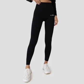 Dámské legíny Dámské legíny Ribbed FLO Black - GymBeam Velikost: XL, Barva: černá