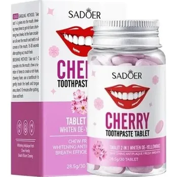 Dentální hygiena Probiotické zubní pasty ve formě tablet Ústní hygiena Ochrana zubů Ústní voda Praktické cestovní balení Různé příchutě růžová