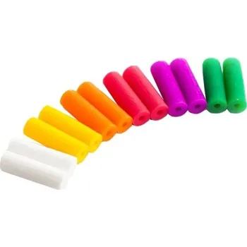 Zubní nit Dentální žvýkací silikonový zarovnávač Korekce postavení zubů Ortodontická pomůcka Zarovnání zubního oblouku Posílení čelistních svalů 3,5 x 1 cm