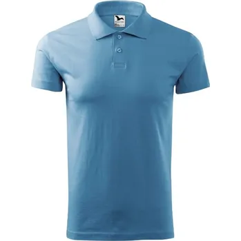 pracovní tričko střih s bočními švy límeček z žebrového úpletu 1:1 léga s 2 knoflíčky v barvě materiálu vnitřní průkrčník začištěn páskou z vrchového materiálu zpevnění ramenních švů páskou silikonová úprava - 19-2021413