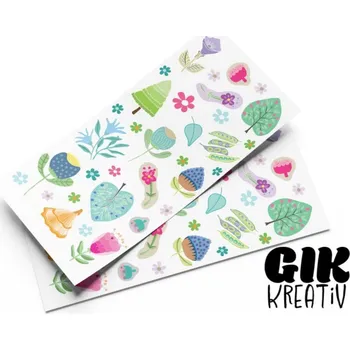 Tetování GIK Kreativ Dočasné tetování - kvítí