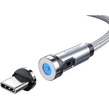 Datový kabel Magnetický USB kabel K531 stříbrná 1 m 2