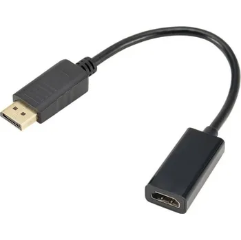 Redukce Redukce DisplayPort na HDMI 1080p 25 cm Adaptér DP na HDMI Kabel Propojení Notebook PC Monitor TV Plug & Play Kvalitní přenos obrazu