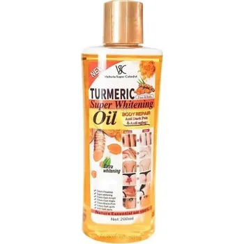 Tělový krém Esenciální masážní olej z kurkumy 200ml Hydratační olej na tělo a obličej Aromaterapie Zklidňující Péče o pleť Vyhlazující Regenerační