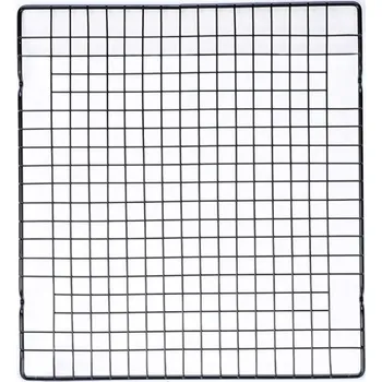 Grilovací rošt Mřížka na chladnutí z nerezové oceli 27,8 x 25,5 cm Odkapávací chladicí rošt s nepřilnavým povlakem na pečení, grilování a sušení