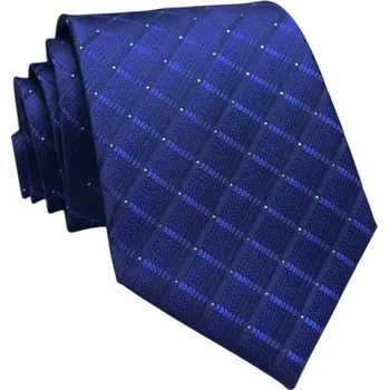 Kravata Tmavě modrá kravata 146 x 8 cm Elegantní pánská kravata Stylový doplněk na pracovní schůzky, plesy a běžné nošení