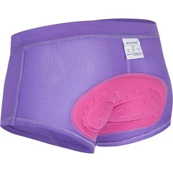 Cyklistické rukavice Dámské spodní cyklistické šortky J3557 fialová XS