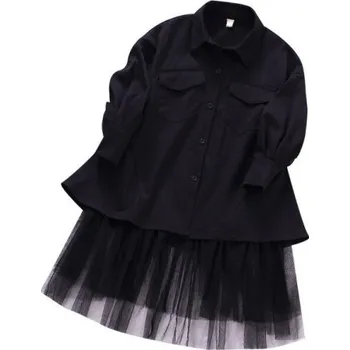 Dívčí šaty Dívčí šaty N591 černá 3