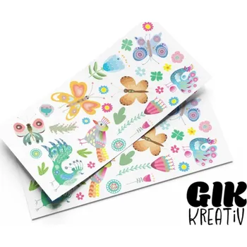 Tetování GIK Kreativ Dočasné tetování - motýli