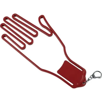 Golfové rukavice Držák golfových rukavic červená