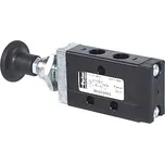 Pneumatický mezipolohový šoupátkový ventil, mechanicky ovládaný 3/2, G1/4", pružinau Parker B53003HXS