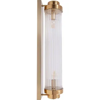 Nástěnné svítidlo Nástěnné svítidlo STELO zlaté 60 cm moderní glamour do obývacího pokoje nebo ložnice Step into Design