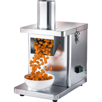 Elektrický stroj na krájení kostek zeleniny Kráječ na ovoce a zeleninu 220 V 250 W EU zástrčka 21 x 31 x 28 cm 5 velikostí kostek