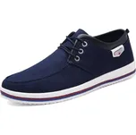 Pánské moderní plátěné boty J2138 tmavě modrá 42