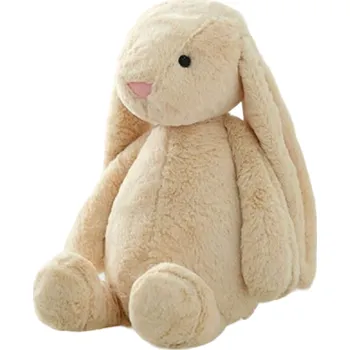 plyšák Plyšový králíček 30 cm khaki