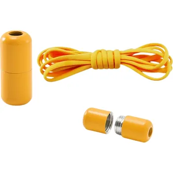 Tkaničky do bot Elastické tkaničky bez zavazování Nylonové rychloupínací tkaničky 100 cm Šroubovací přezka Sportovní boty Pohodlné obouvání žlutá