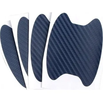 Ochranné fólie pod kliky dveří 4 ks tmavě modrá