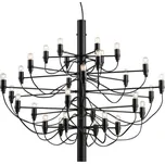 Flos Lustr 2097/30 Clear Bulbs, matte black