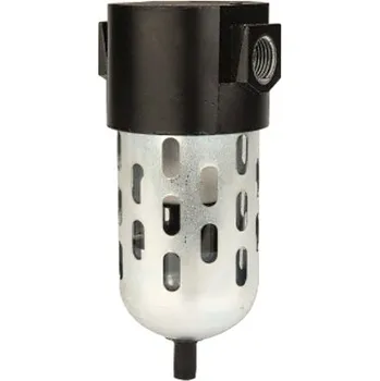 vodní filtr Filtr G1/2"vni, 5 µm, 10,3 bar, max. 70,6 l/s, plastová nádobka, ruční vypouštění Wilkerson F26-C4-000